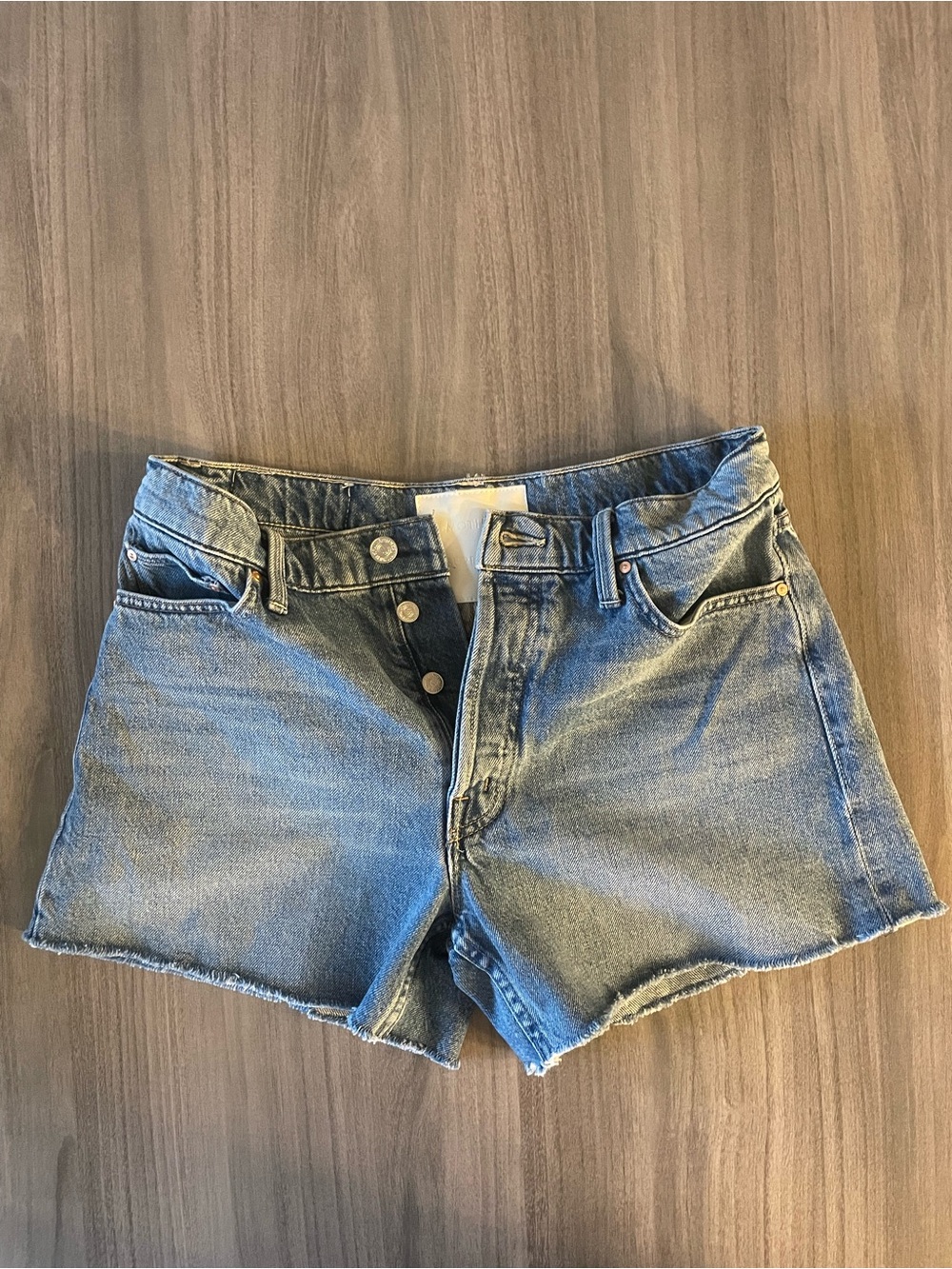 MOTHER The Skipper Short N’ Long Fray Shorts 27